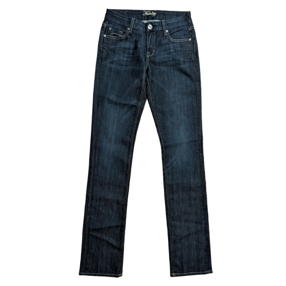 Fidelity Jason Trotzuk Royal Denim Houston Calvary Skinny Fit Jeans Size 26 NWOT